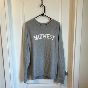 Bella Canvas Gray Fleece Sweatshirt